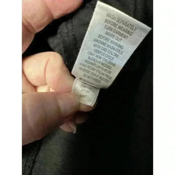 Garnet Hill Black Essential Slim Velvet Pants Size 8 Velour Business Casual - Picture 7 of 7